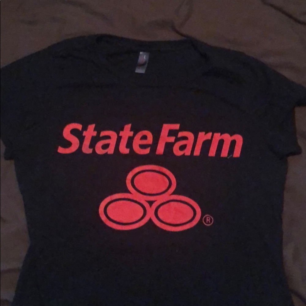 State Farm black shirt